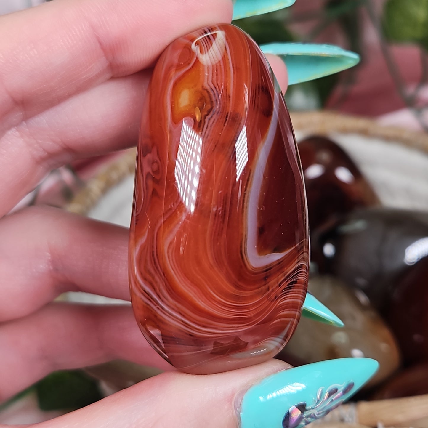 Sardonyx palmstone