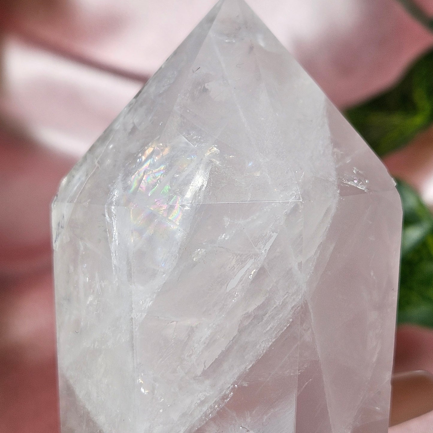 Rose quartz wand