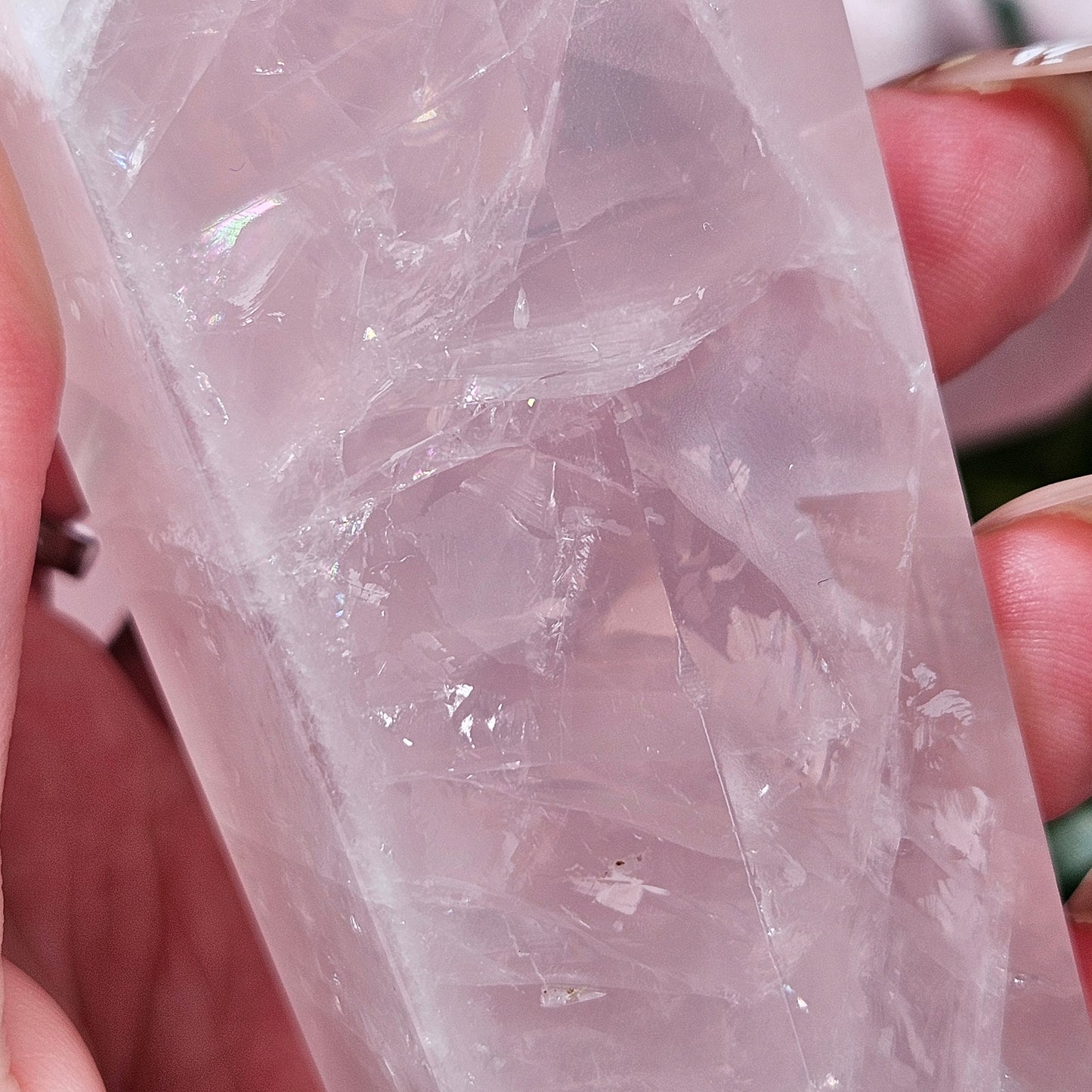 Rose quartz wand