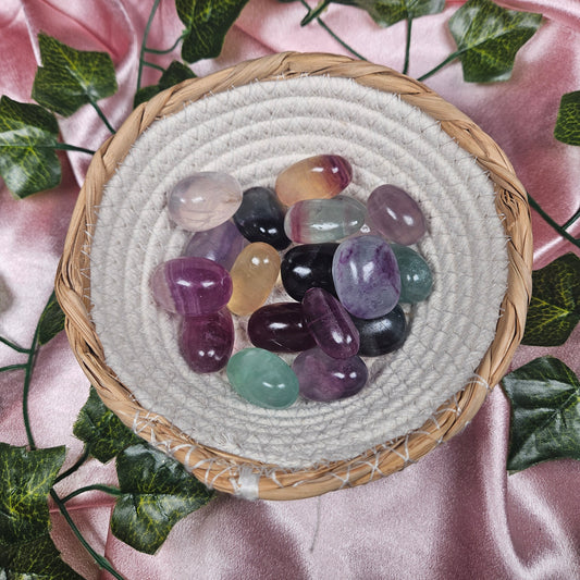 Fluorite tumble