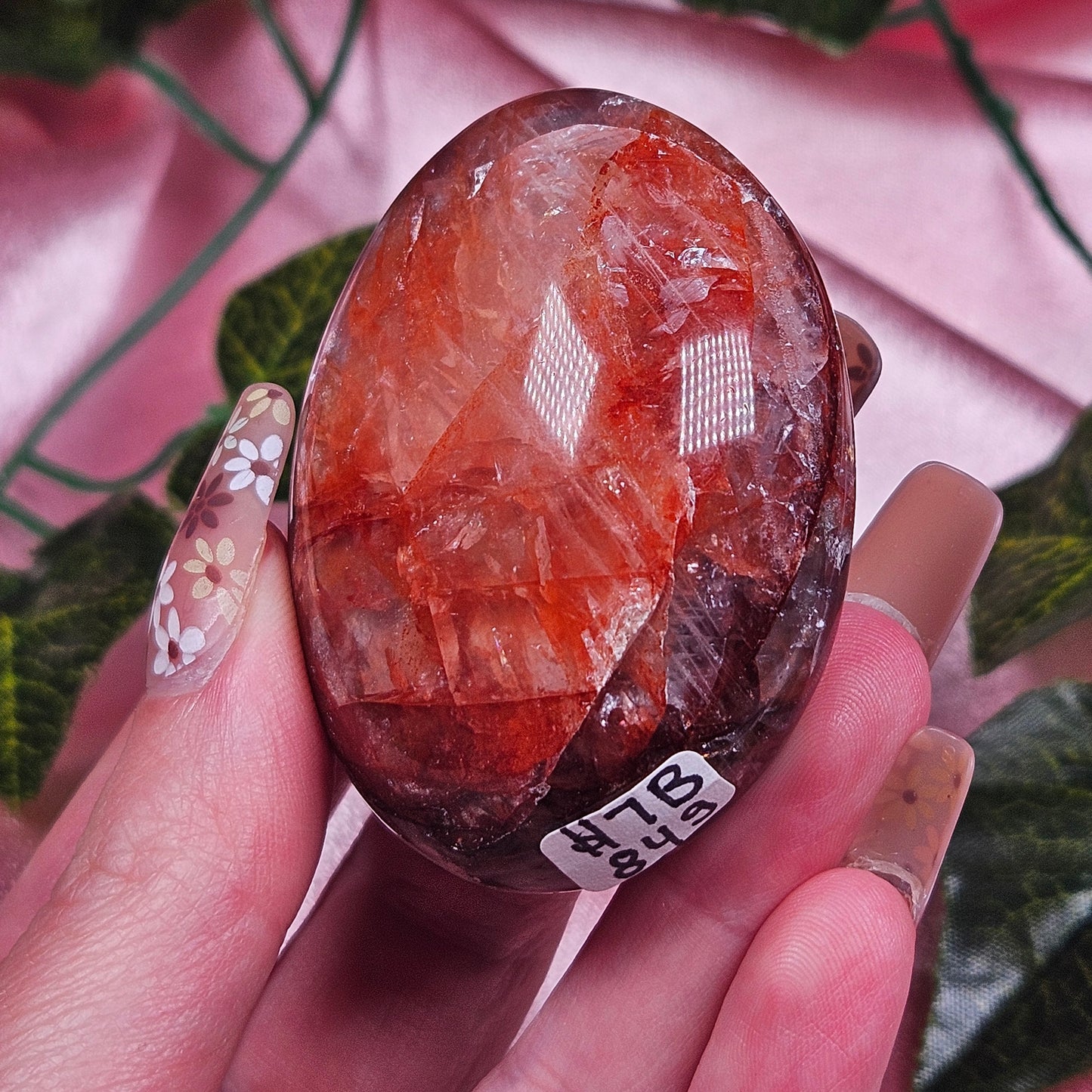 Fire quartz palmstone (pick your own)