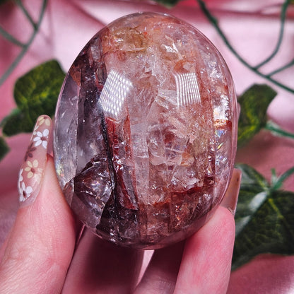 Fire quartz palmstone (pick your own)