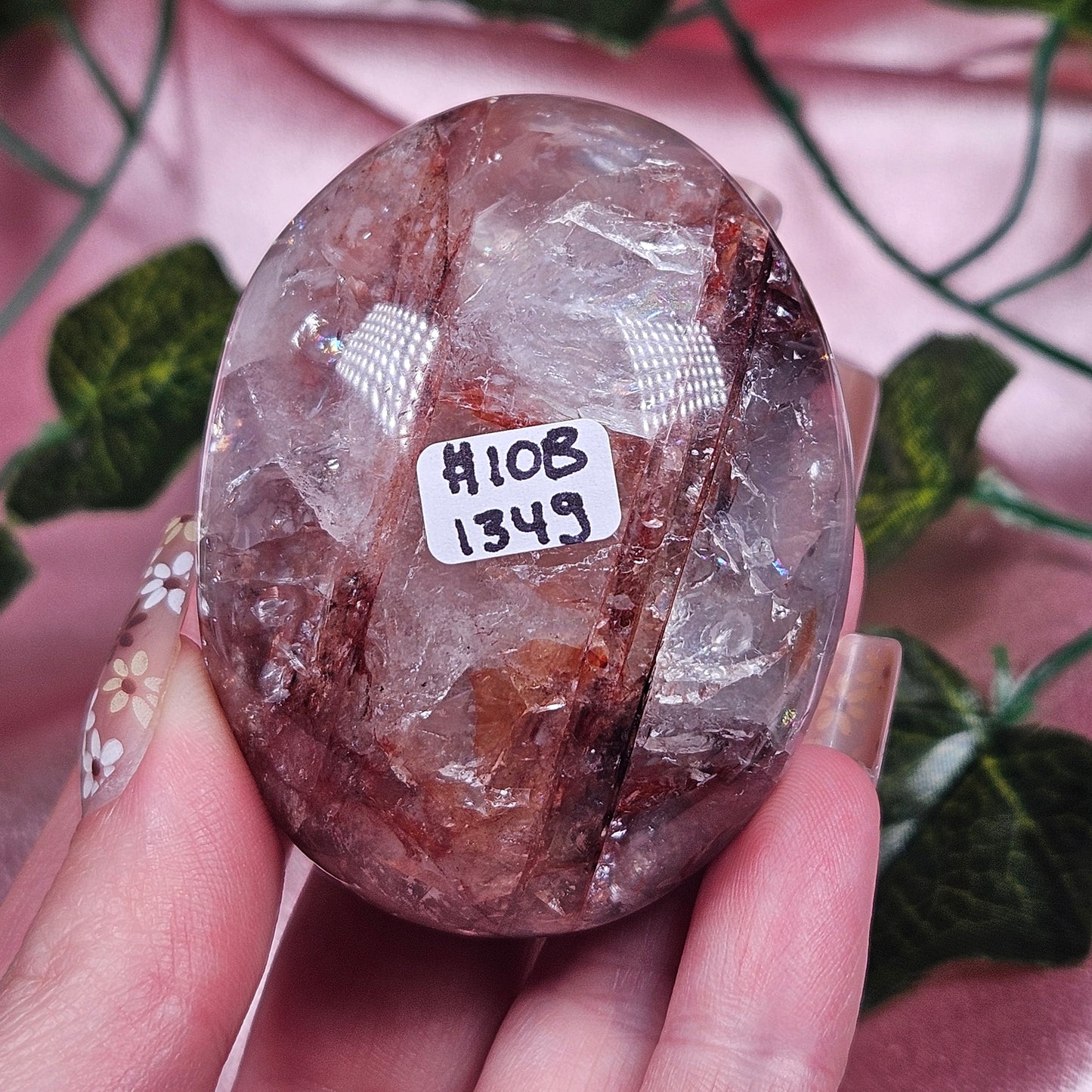 Fire quartz palmstone (pick your own)