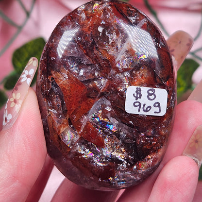 Fire quartz palmstone (pick your own)
