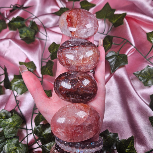 Fire quartz palmstone (pick your own)