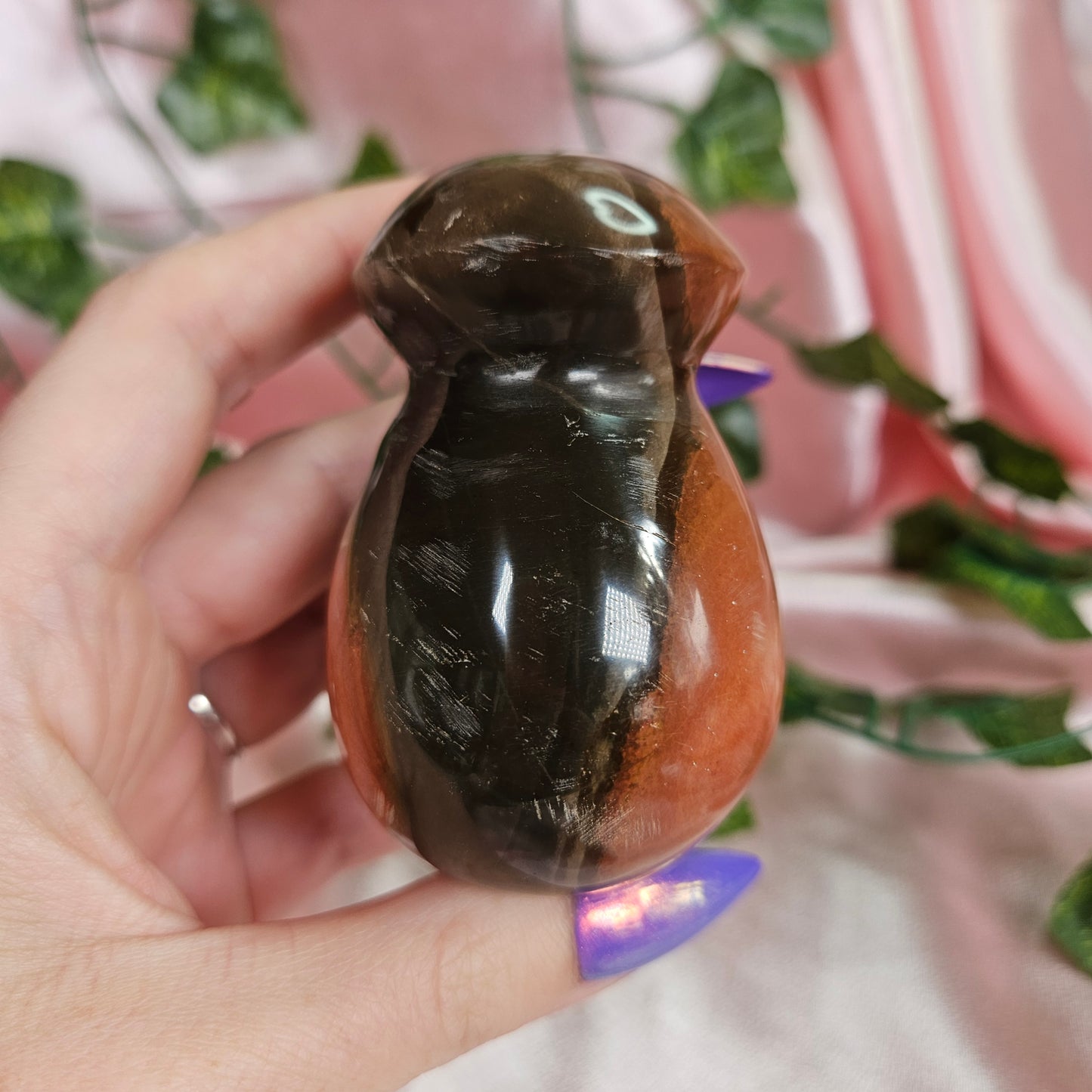 Polychrome jasper mushie 10A