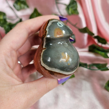 Polychrome jasper mushie 8C
