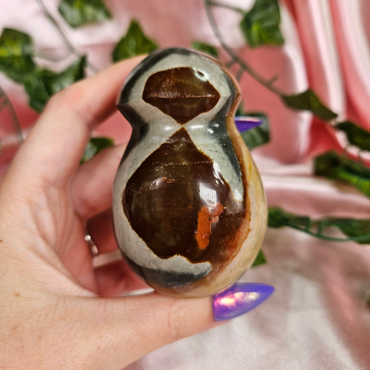 Polychrome jasper mushie 11
