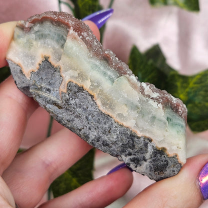 Rainbow amethyst cluster