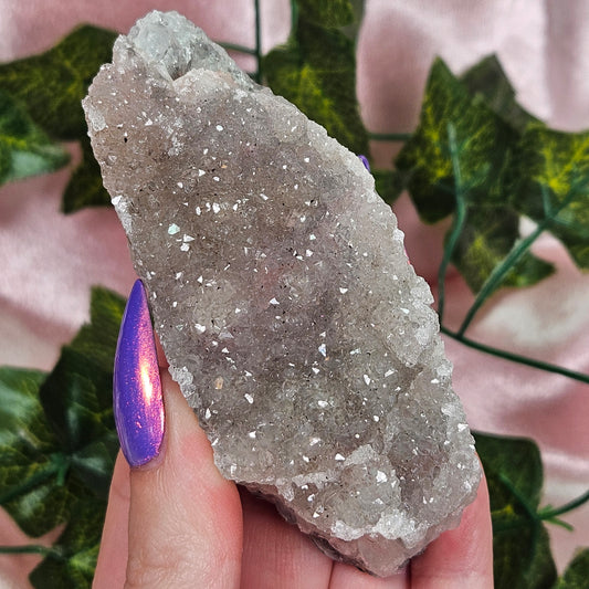 Rainbow amethyst cluster