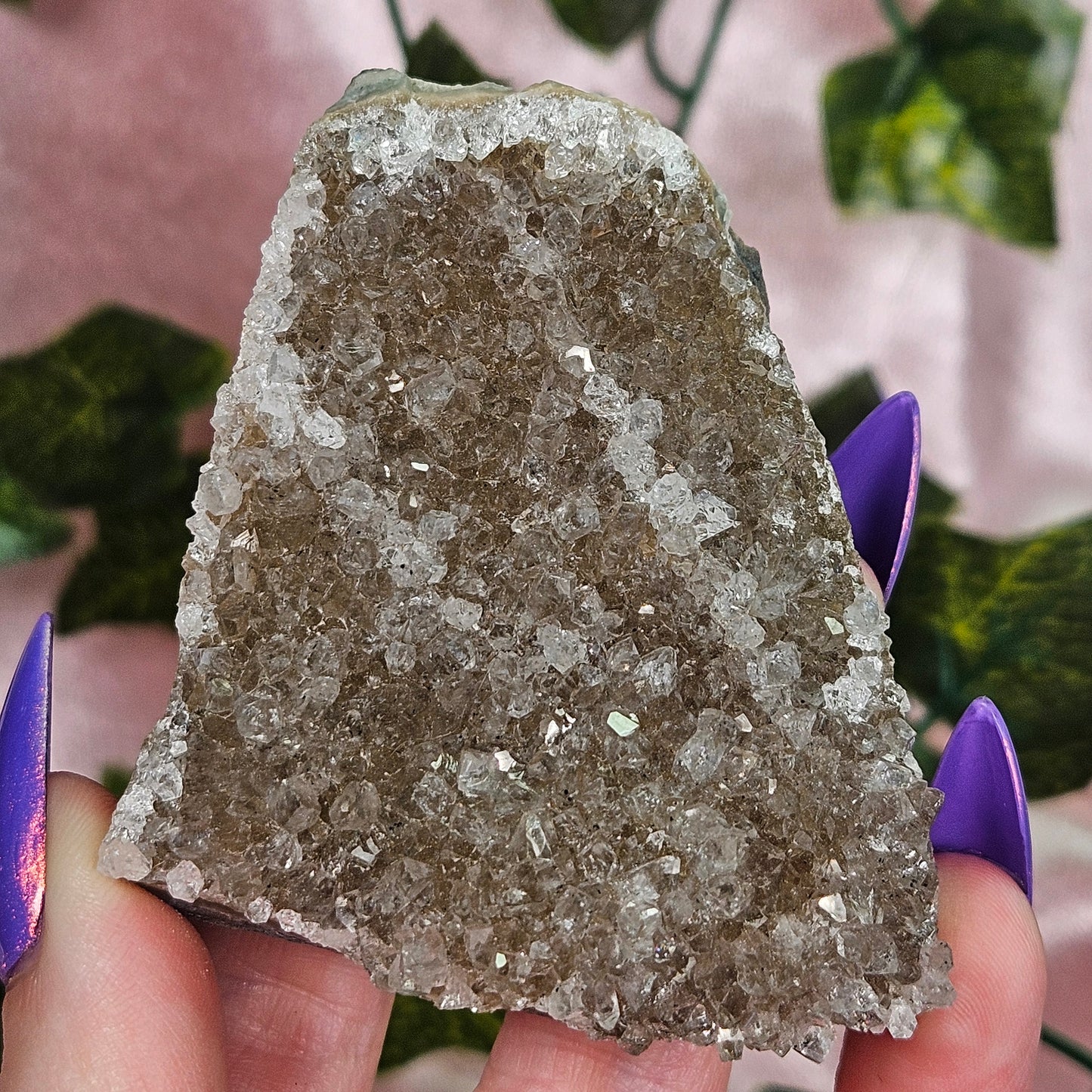 Rainbow amethyst cluster