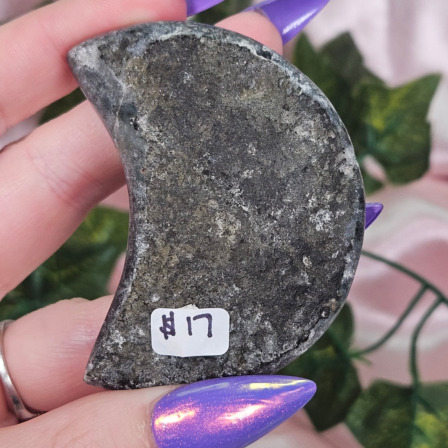 Rainbow amethyst moon cluster