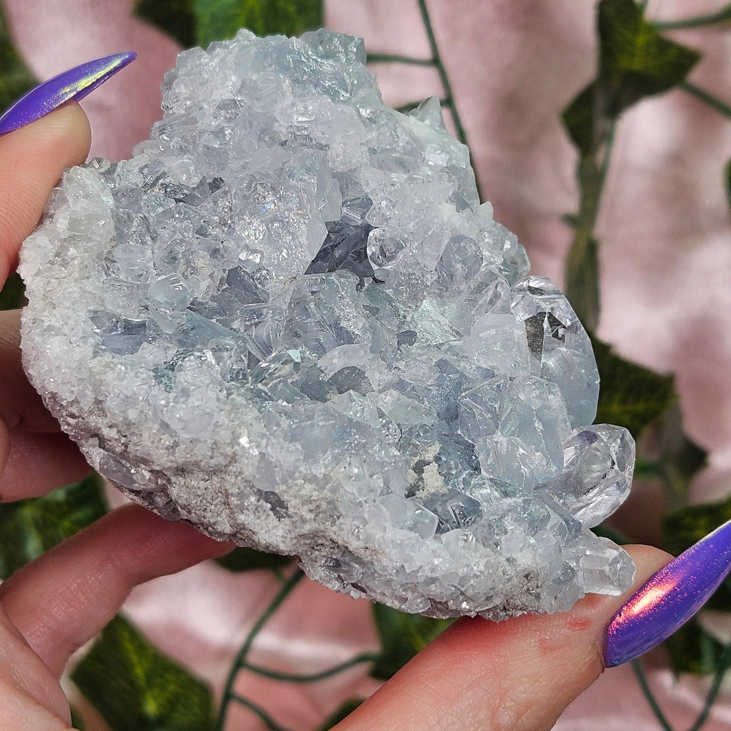 Celestite cluster