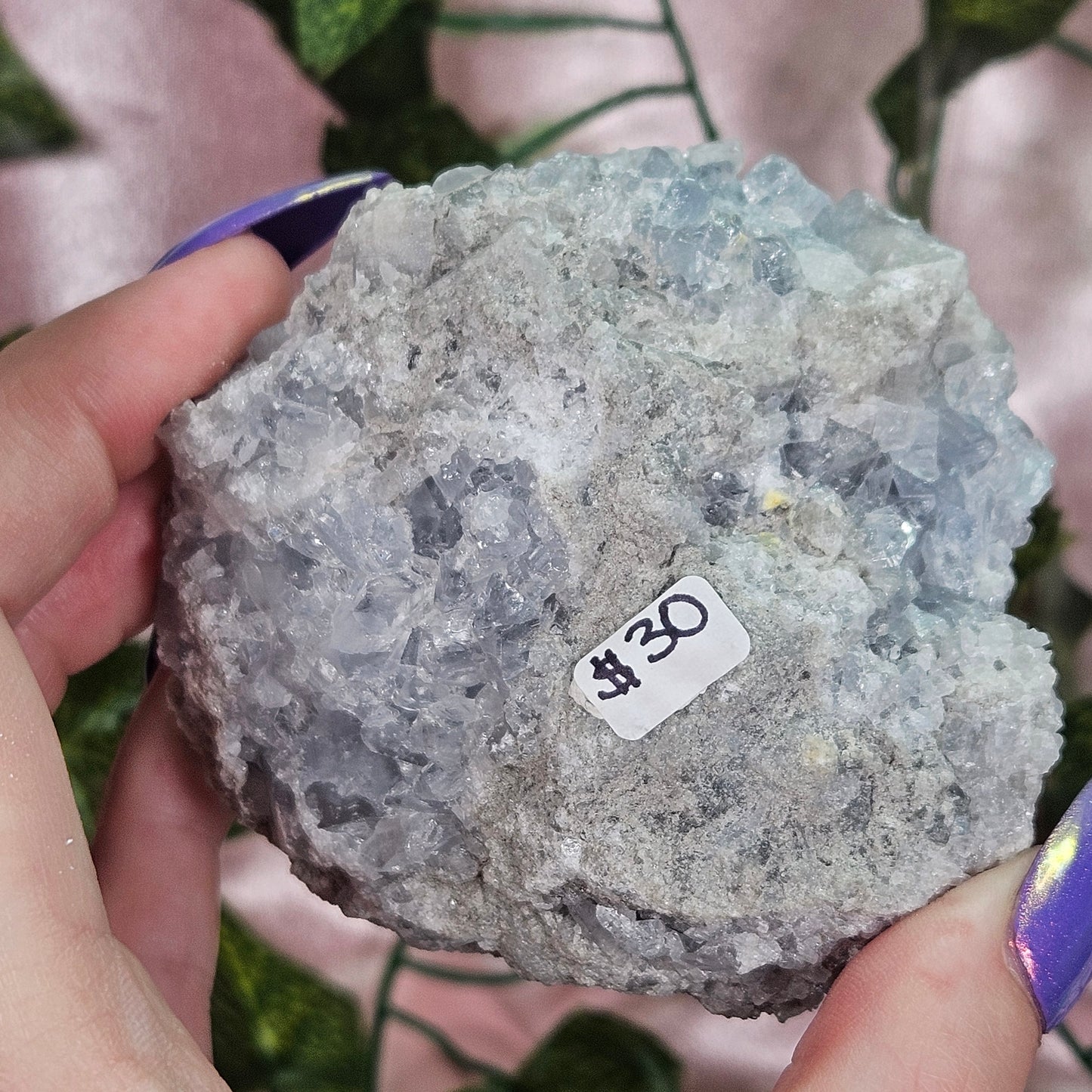 Celestite cluster