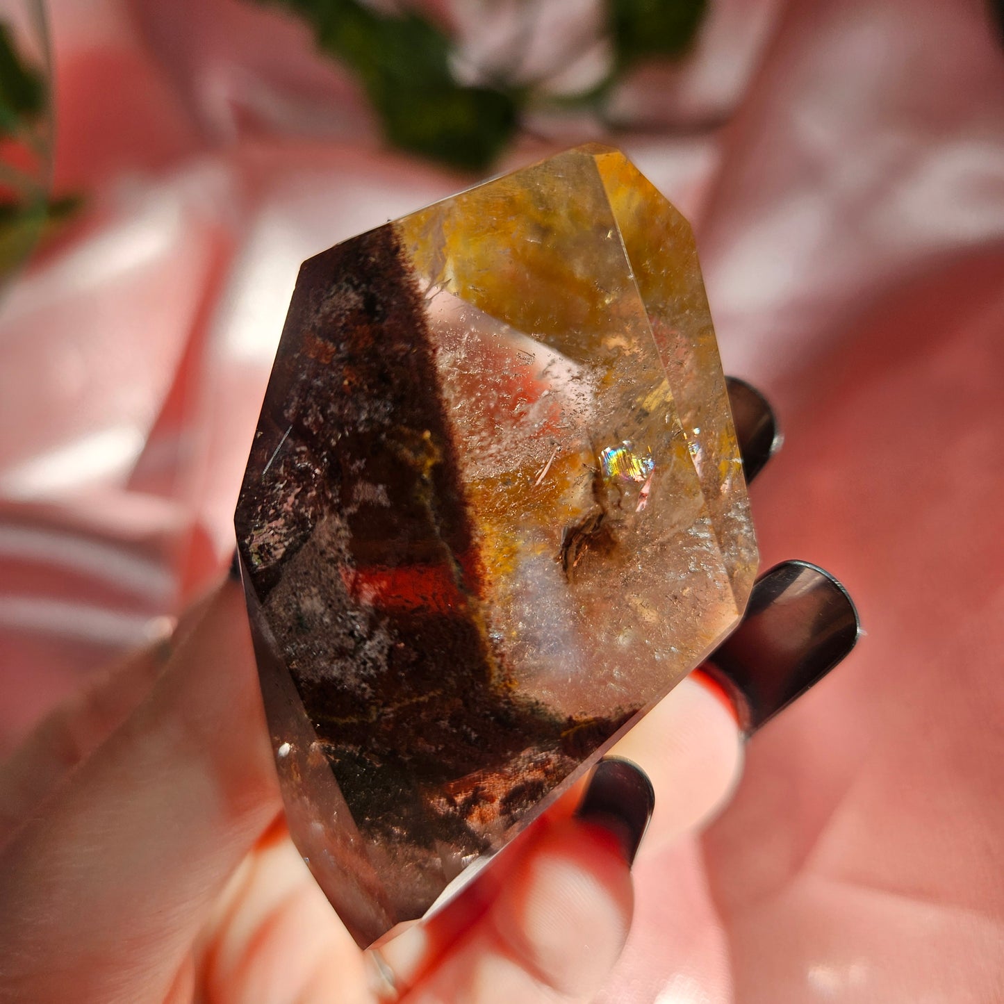 Garden quartz freeform