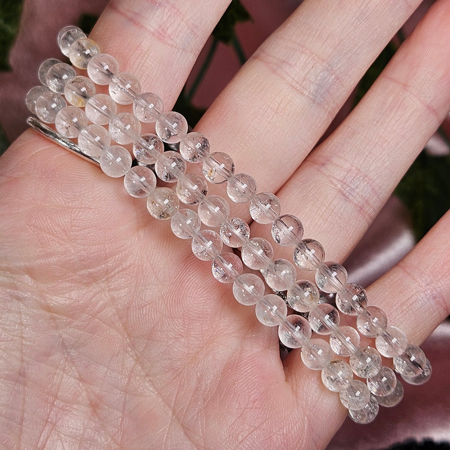 Petroleum quartz 5mm bracelet