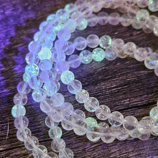 Petroleum quartz 5mm bracelet