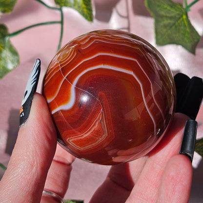 Carnelian sphere