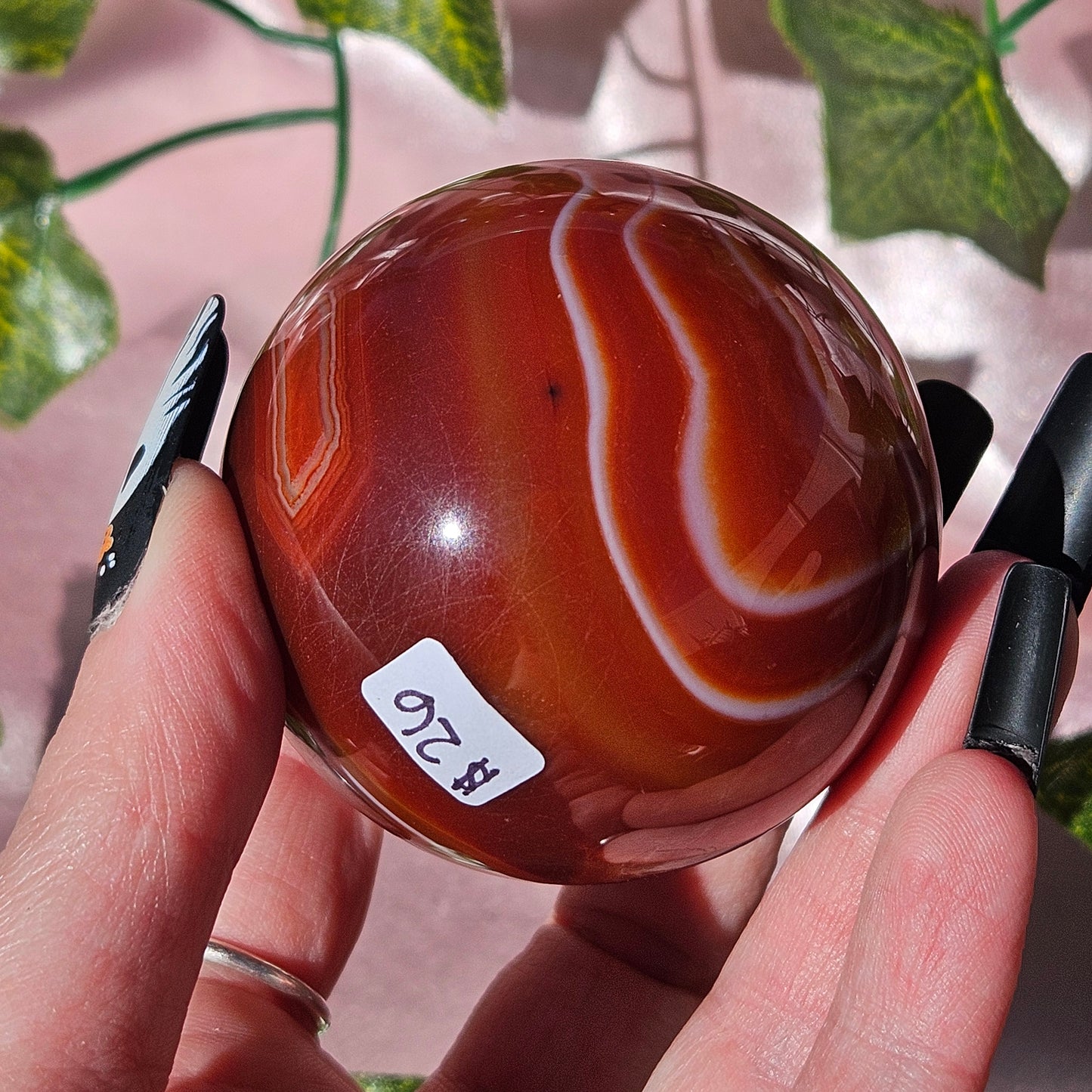 Carnelian sphere