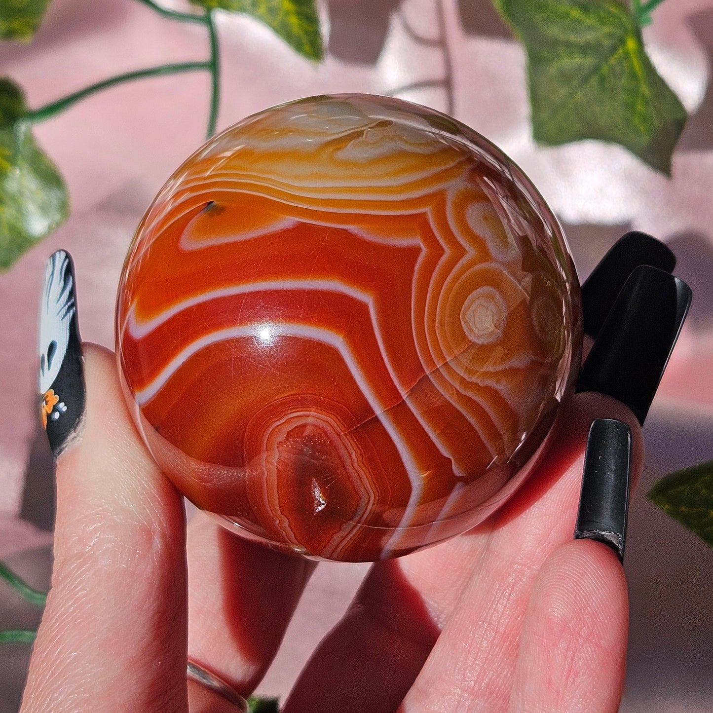Carnelian sphere