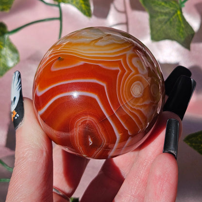 Carnelian sphere