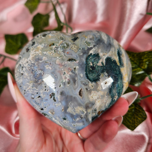 Ocean jasper heart