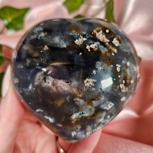 Ocean jasper heart