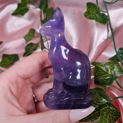 Fluorite sphinx cat