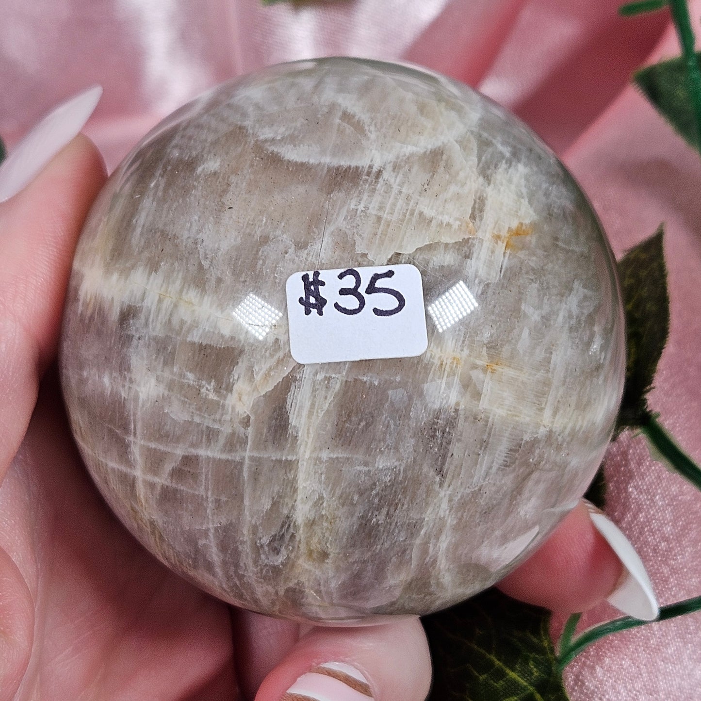Moonstone sphere