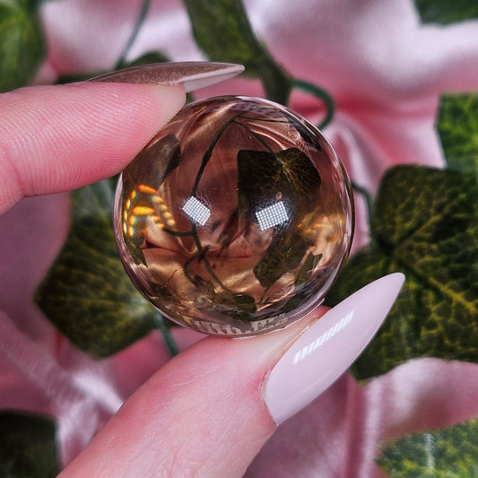 High quality natural citrine sphere