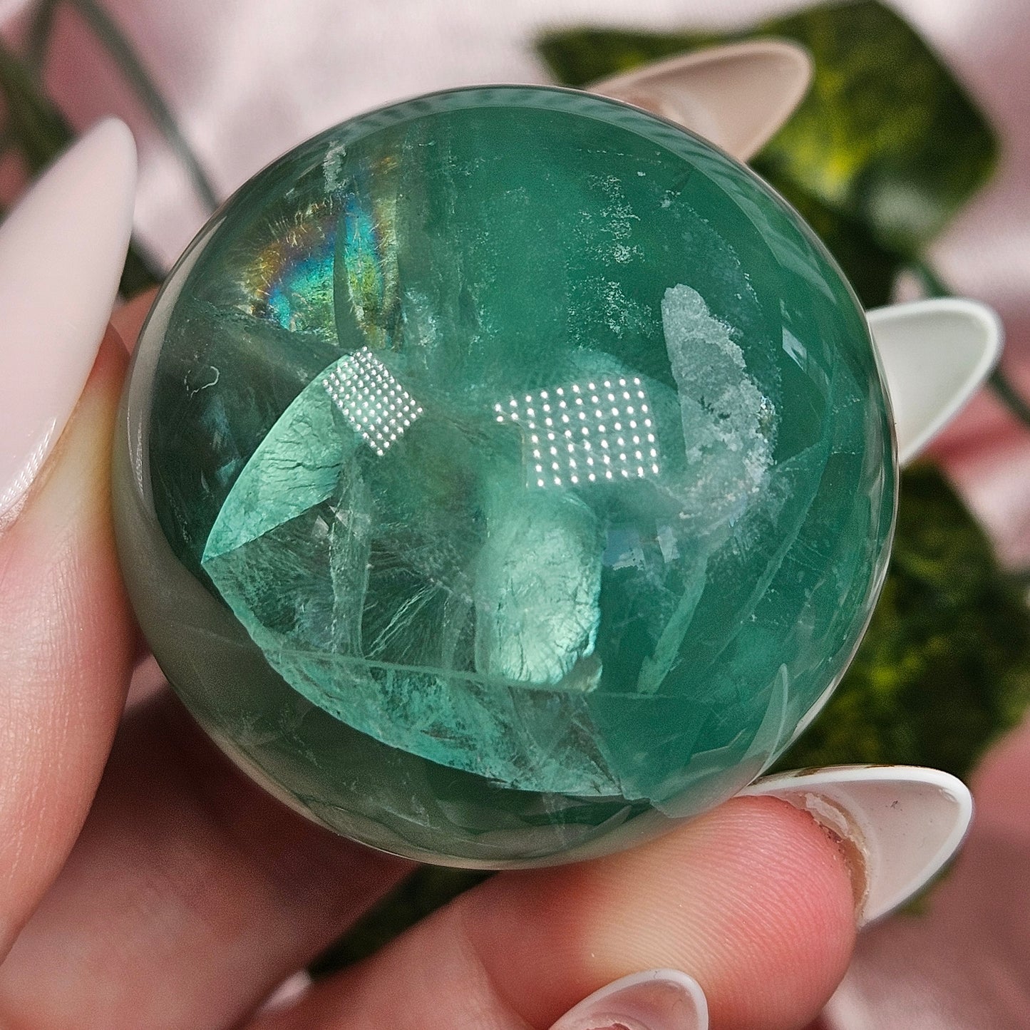 Fluorite sphere