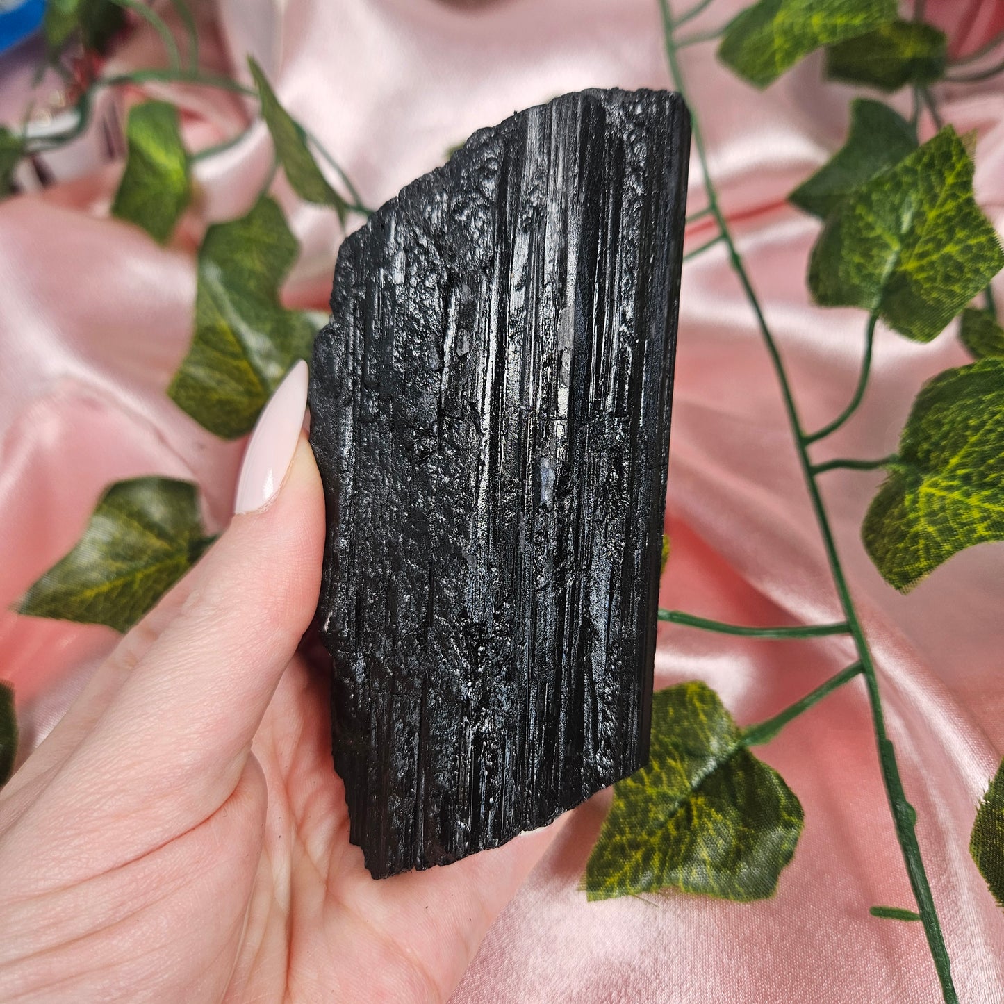 Raw black tourmaline