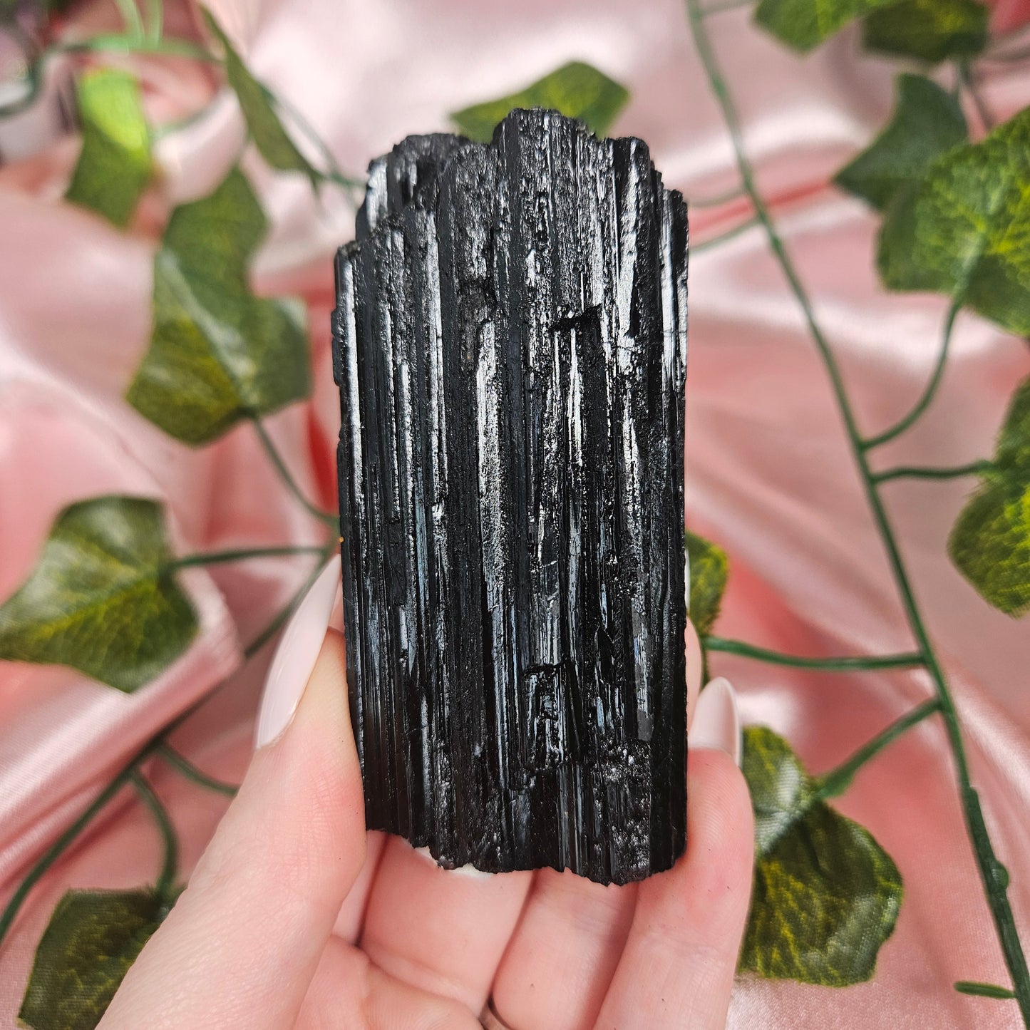 Raw black tourmaline