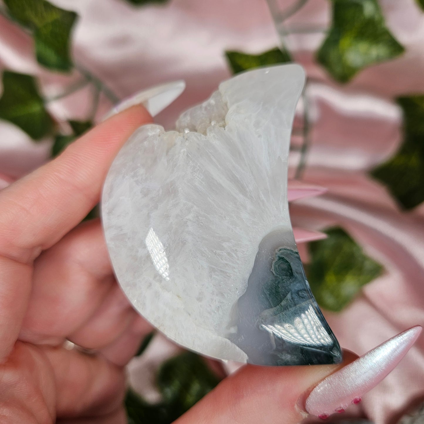 Moss agate moon 🌙