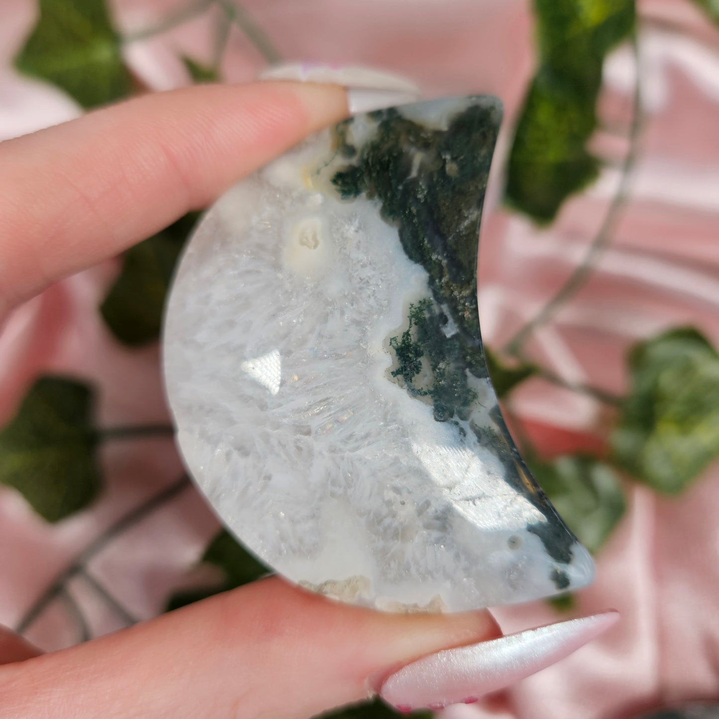 Moss agate moon 🌙