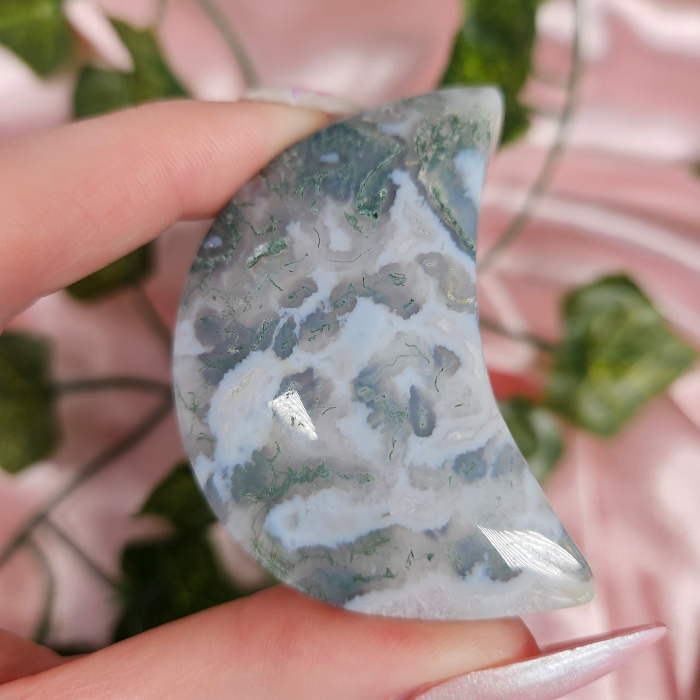 Moss agate moon 🌙