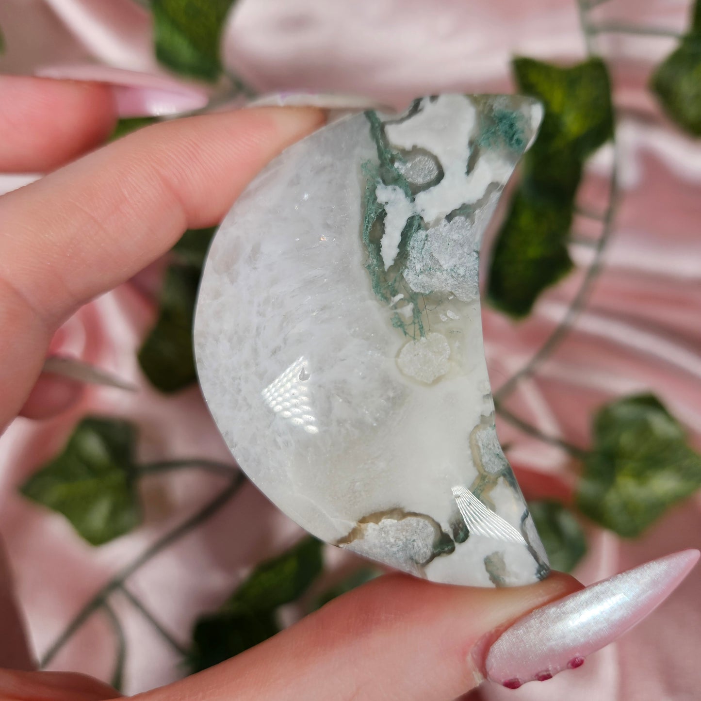 Moss agate moon 🌙