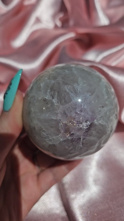 Amethyst/ quartz sphere