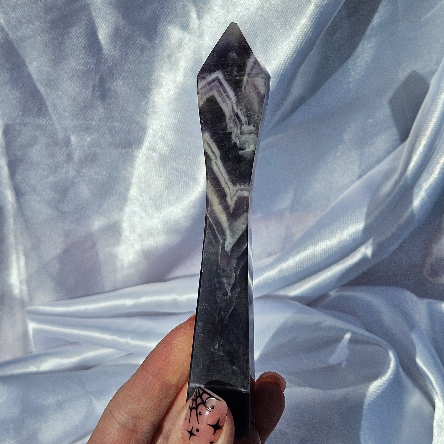 Dream amethyst hourglass tower