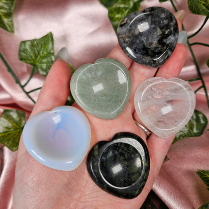 Heart worry stone