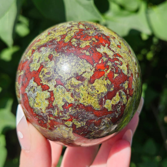 Dragons bloodstone sphere