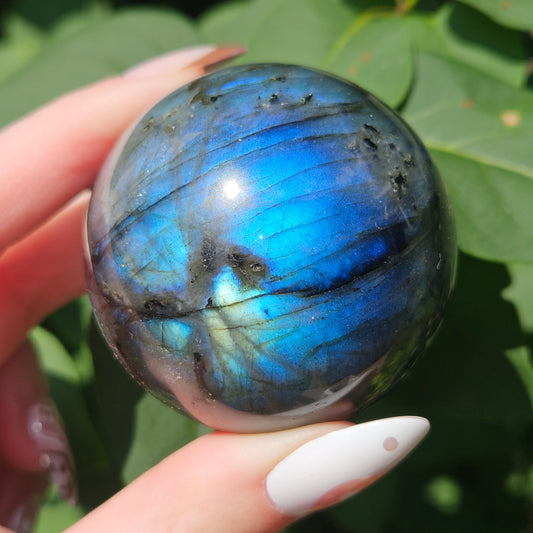 Labradorite sphere