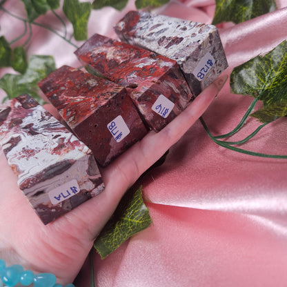 Mexican crazy lace agate tower