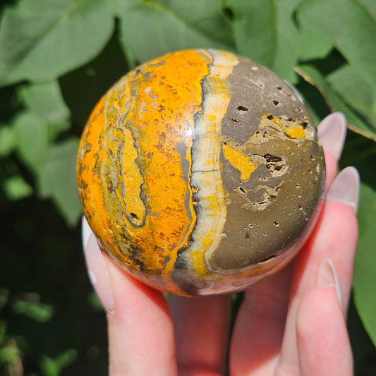 Bumblebee jasper sphere