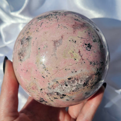 Rhodonite sphere