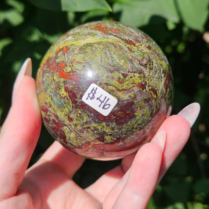 Dragons bloodstone sphere