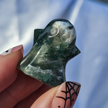 Moss agate ghost