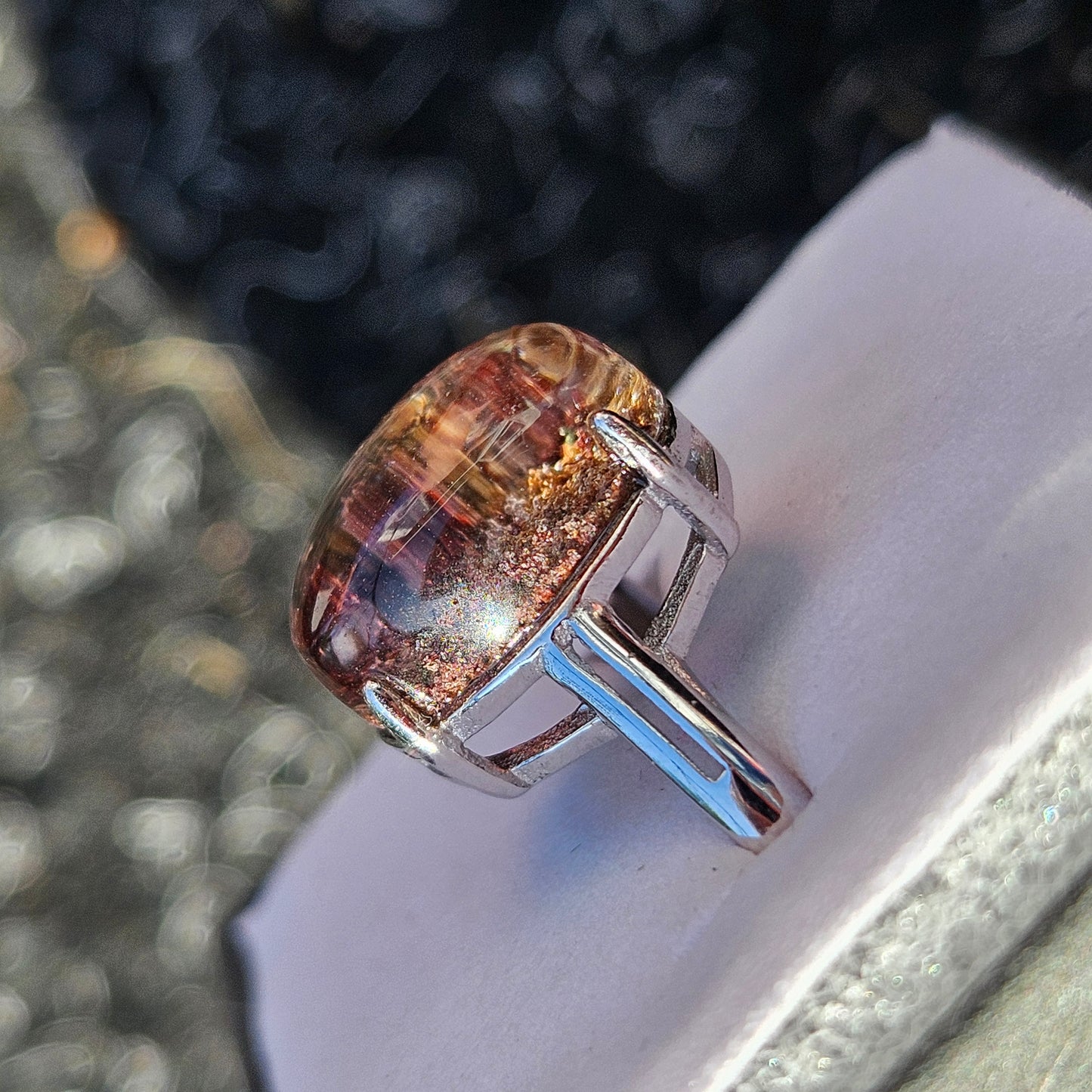 Garden quartz ring