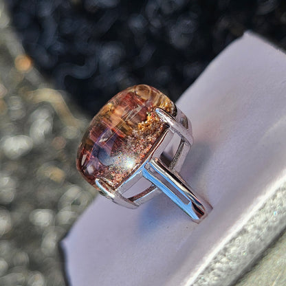 Garden quartz ring