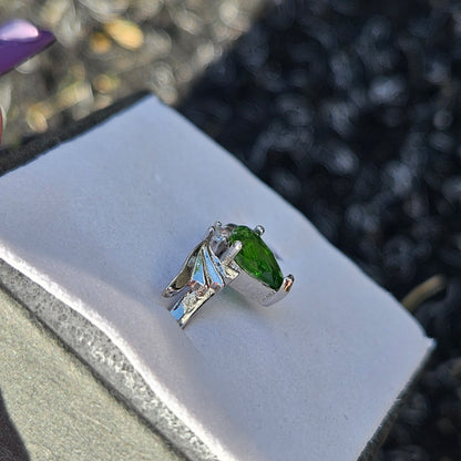 Diopside ring